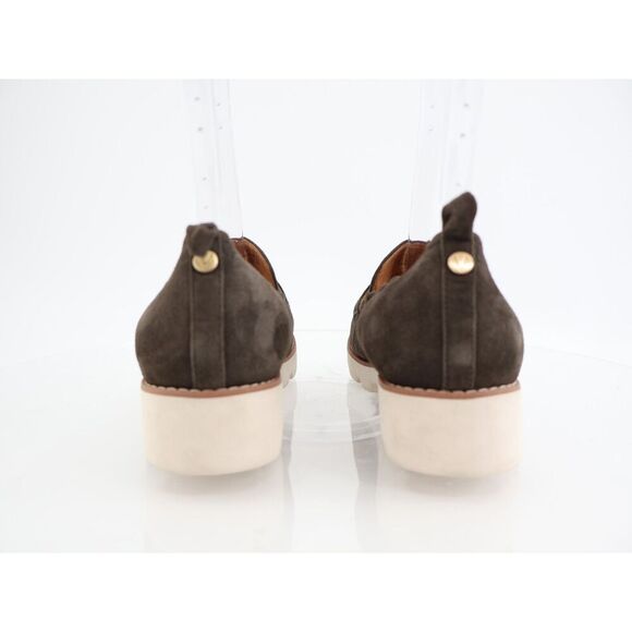 Vionic Cynthia II Loafers Womens Size 7 Green Suede Leather Wedge Slip On Shoes - Picture 7 of 15